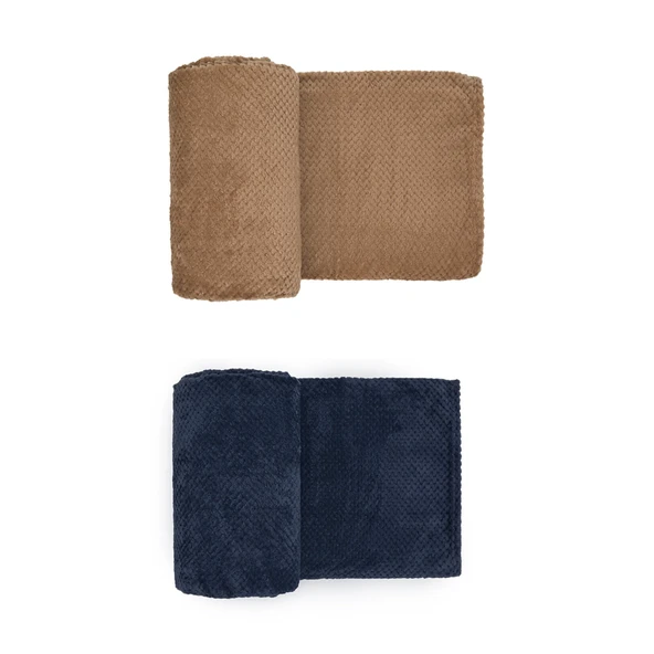 Homebasix Popcorn Flannel Çift Kişilik Battaniye 180X220 ürün görseli 1