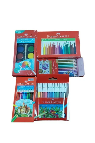 Faber Castell Faber Okula Dönüş Boyama Seti - Resim 4