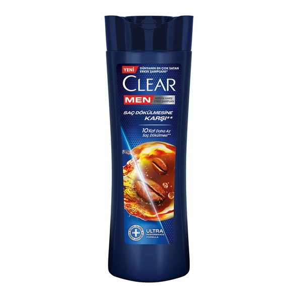 Clear Men Kepeğe Karşı Etkili Şampuan Saç Dökülmesine Karşı Kahve Çekirdeği Özü 350 ml 2 ADET ürün görseli 1