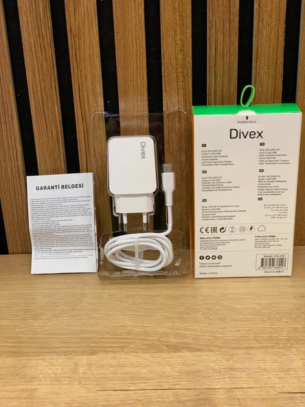 Divex DS-200 - 3A 18W - Quick Charge TYPE-C Şarj Aleti - 3