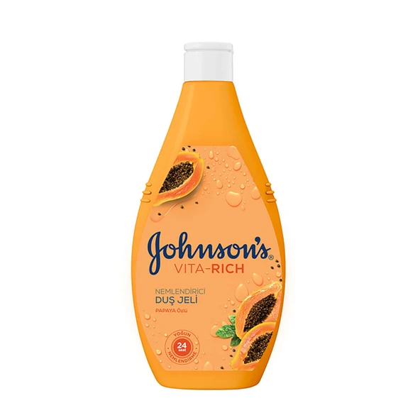 Johnson's Vıta-Rıch Papaya Özlü Nemlendirici Duş Jeli 400 Ml 2 ADET ürün görseli 1