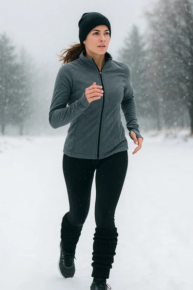 Kadın Triko Tozluk – Yumuşak Esnek Diz Altı Bacak Isıtıcı Leg Warmers - Resim 7