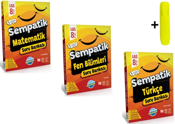 Ünlüler Karması 8.Sınıf Matematik Fen Türkçe Soru Bankası Seti ürün görseli 1