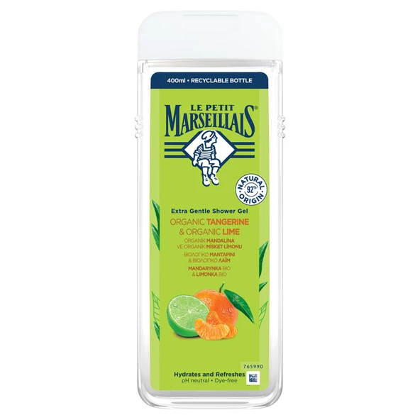 Le Petit Marseillais Mandalina ve Limon Duş Jeli 400 Ml 2 ADET ürün görseli 1