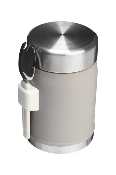 Stanley Klasik paslanmaz çelik yemek termosu kaşıklı 0,40 Lt-GRİ - 2