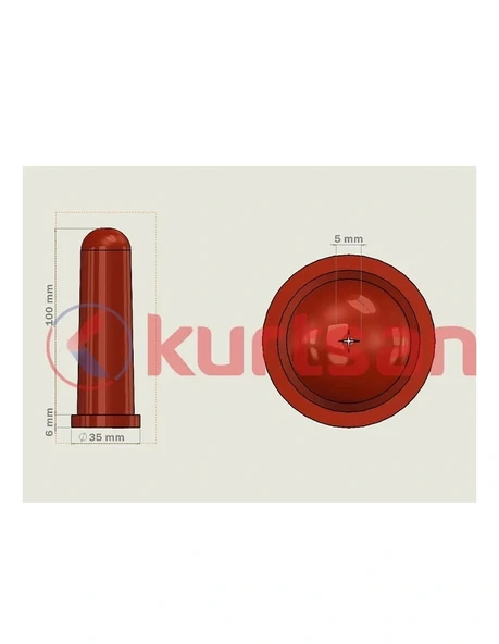 KURTSAN BUZAĞI SÜT KOVASI EMZİK UCU - MP01160 - Resim 3