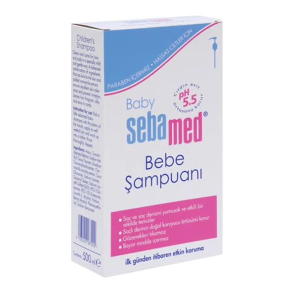 Sebamed Bebek Şampuanı 500 Ml 3 ADET ürün görseli 1