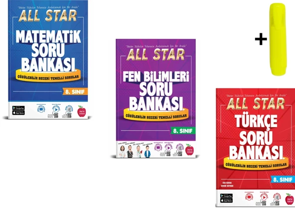 Newton 8.Sınıf Matematik Fen Türkçe Soru Bankası Seti ürün görseli