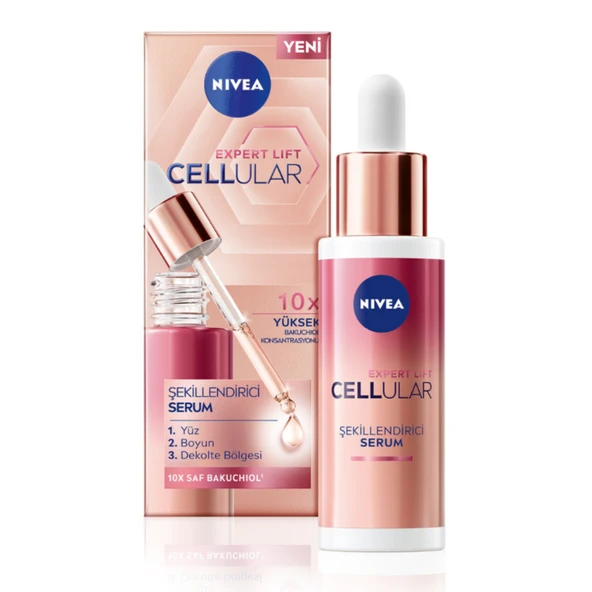 NIVEA Cellular Expert Lift Saf Bakuchiol Cilt Serumu 30ml 3 ADET ürün görseli