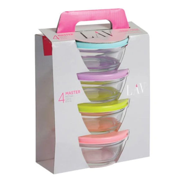 Lav Master Saklama Kabı 4'lü 250 Cc 3 ADET ürün görseli 1