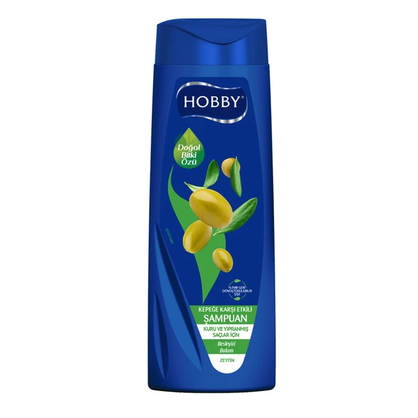 Hobby Zeytin Özlü Kepeğe Karşı Etkili Şampuan 500 Ml 3 ADET ürün görseli 1