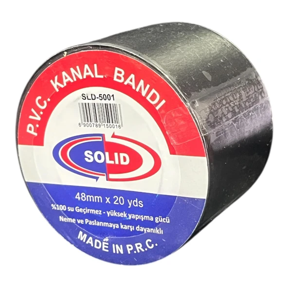 Elektrikçi Kanal Bandı İzole Bant Geniş Siyah 48mm x 20Yrd - Resim 2