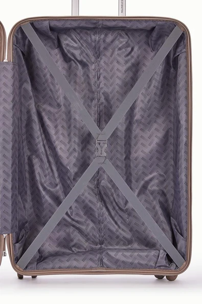 Benetton Trolley Valiz Şampanya Büyük Boy 14BNT8002-01-SMP - Resim 7