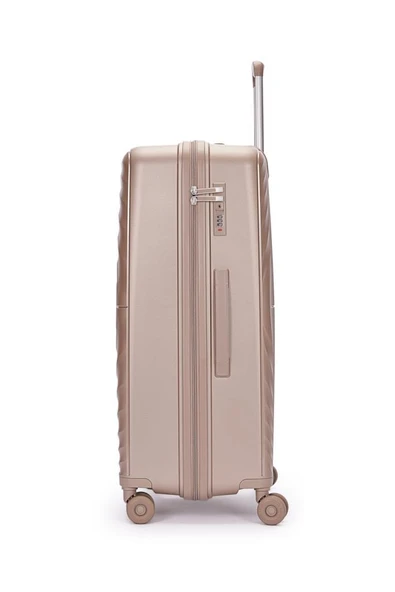 Benetton Trolley Valiz Şampanya Büyük Boy 14BNT8002-01-SMP - Resim 3