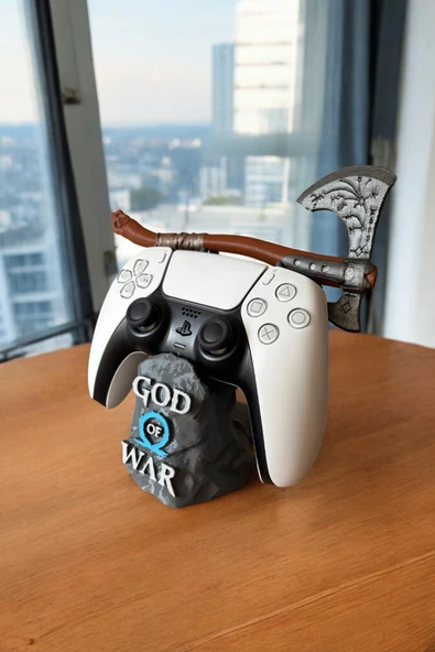 Valyria God Of War Ps4 / Ps5 XBOX uyumlu Kol Tutucu Stand Joystick Standı Ragnarok - Resim 3
