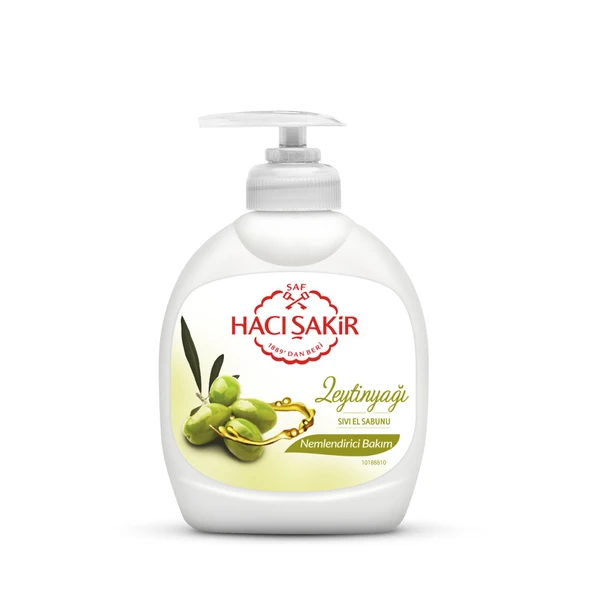 Hacı Şakir Zeytinyağı Nemlendirici Bakım Sıvı Sabun 300 Ml 3 ADET