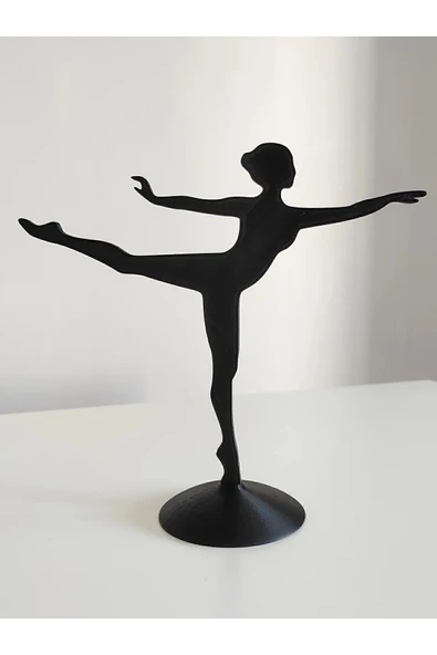 Nerva Design 3D Dekoratif Balerin Tasarımlı Takı Standı, Düzenleyici, Yüzük/küpe/kolye/takı Askılığı - 2