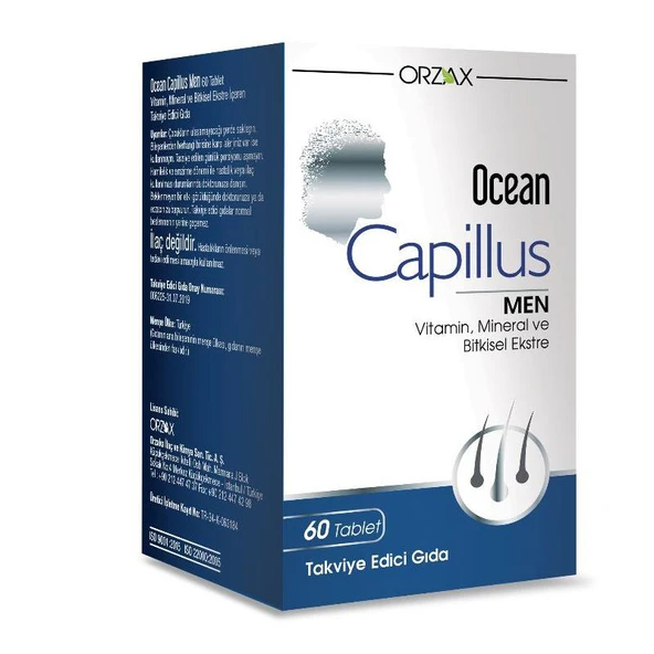 Orzax Ocean Capillus Men 60 Tablet ürün görseli