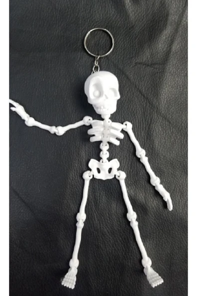 cenfa3d Iskelet Dikiz Ayna Süsü Beyaz ürün görseli 1