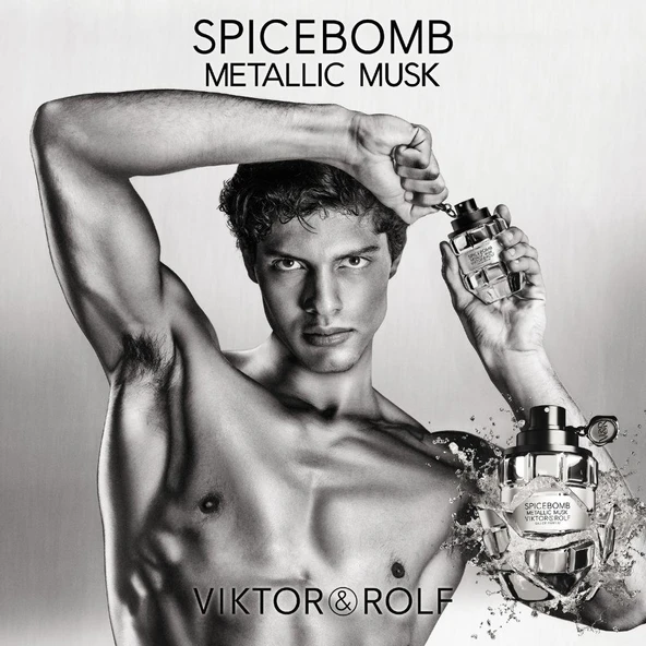 Viktor&Rolf Spicebomb Metallic Musk EDP 90 ml Erkek Parfümü - Resim 6
