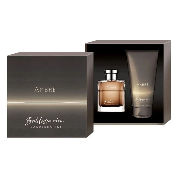 Baldessarini Ambre EDT 50 ml + Shower Gel & Shampoo 200 ml Erkek Parfüm Seti ürün görseli 1