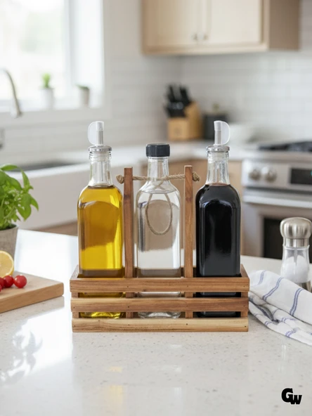 Ahşap Doğal 3Lü Yağdanlık ve Sosluk Takımı(KISA BAŞLIK)(SET)(KİRAZ) Ahşap Rengi 10 SET ürün görseli