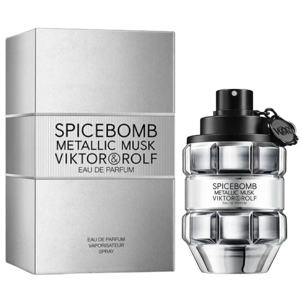Viktor&Rolf Spicebomb Metallic Musk EDP 90 ml Erkek Parfümü - Resim 2
