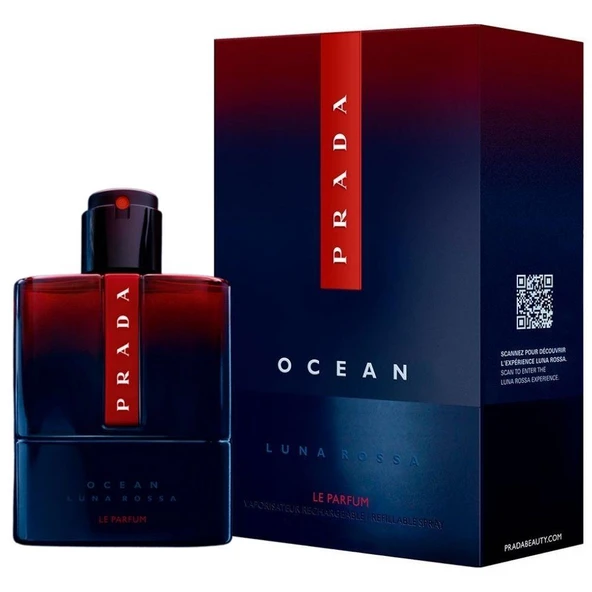 Prada Luna Rossa Ocean Le Parfum 150 ml Refillable Erkek Parfümü - Resim 2