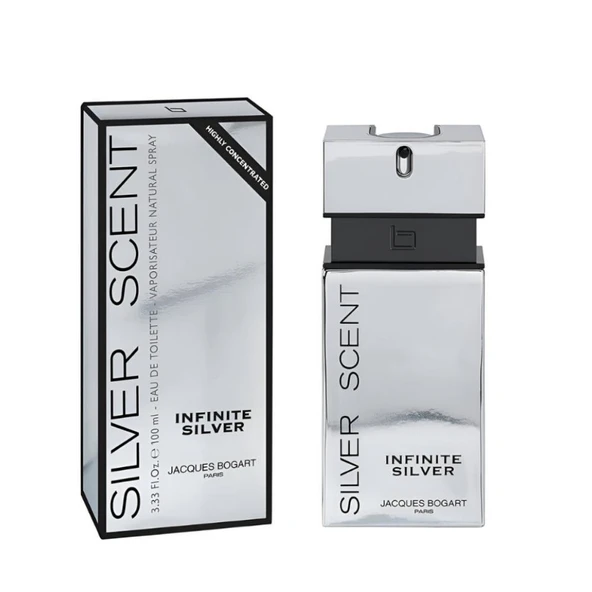 Jacques Bogart Infinite Silver EDT 100 ml Erkek Parfümü - Resim 2