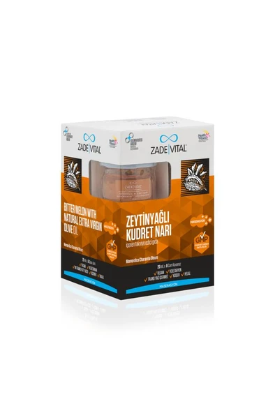 Zade Vital Zeytinyağlı Kudret Narı İçeren Takviye Edici Gıda 20Mlx8 - Resim 8