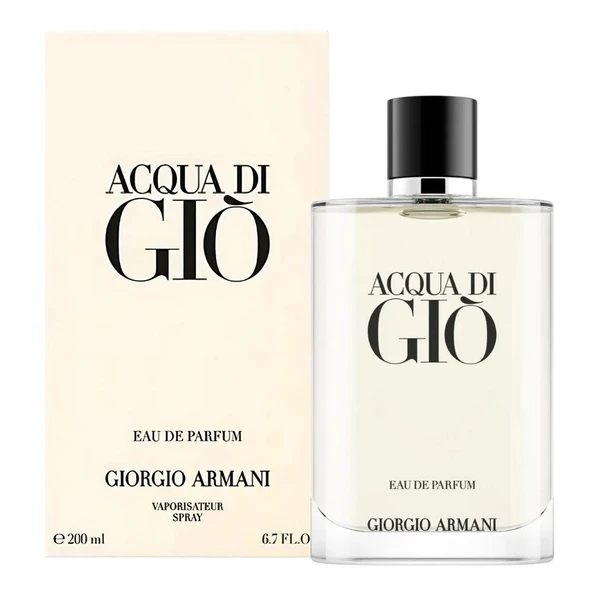 Giorgio Armani Acqua Di Gio EDP 200 ml Erkek Parfümü - Resim 2