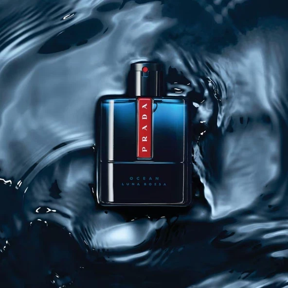 Prada Luna Rossa Ocean EDP 150 ml Refillable Erkek Parfümü - Resim 5