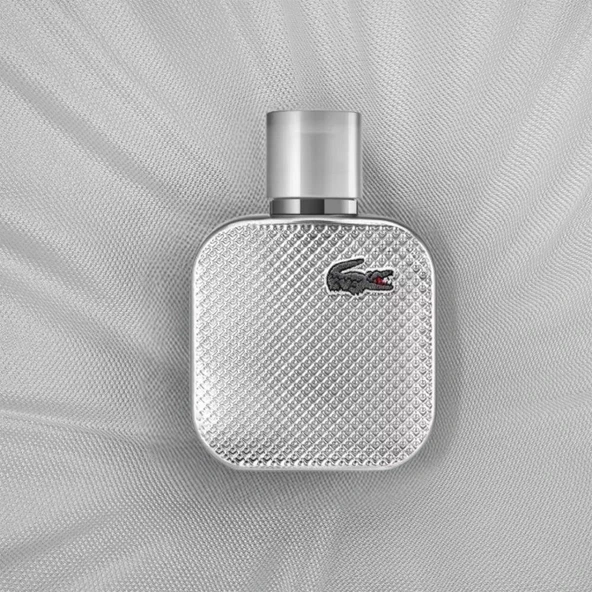 Lacoste L.12.12 Silver Grey EDP 50 ml Erkek Parfümü - Resim 4