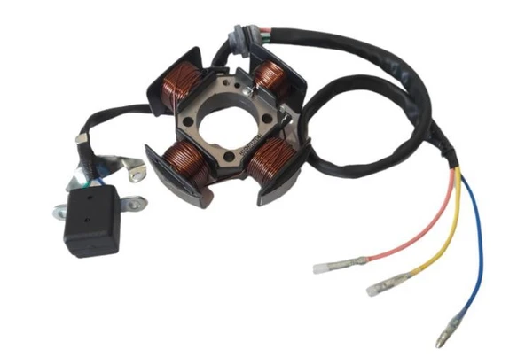 ASYA 125 CG STATÖR 4 LÜ BEZSİZ 32-89-31 mm 3D 3K ürün görseli