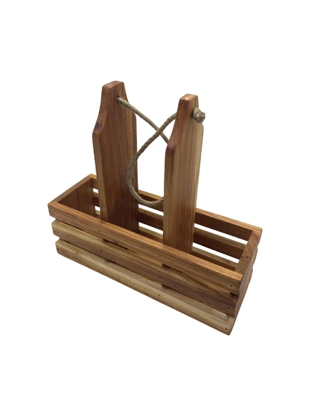 Ahşap Doğal 3Lü Yağdanlık ve Sosluk Takımı(KISA BAŞLIK)(SET)(KİRAZ) Ahşap Rengi 1 SET - Resim 6