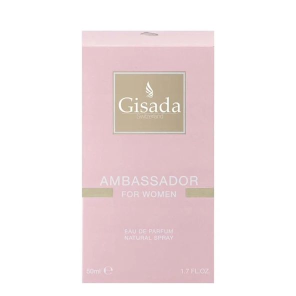 Gisada Ambassador for Women EDP 50 ml Kadın Parfümü - Resim 3