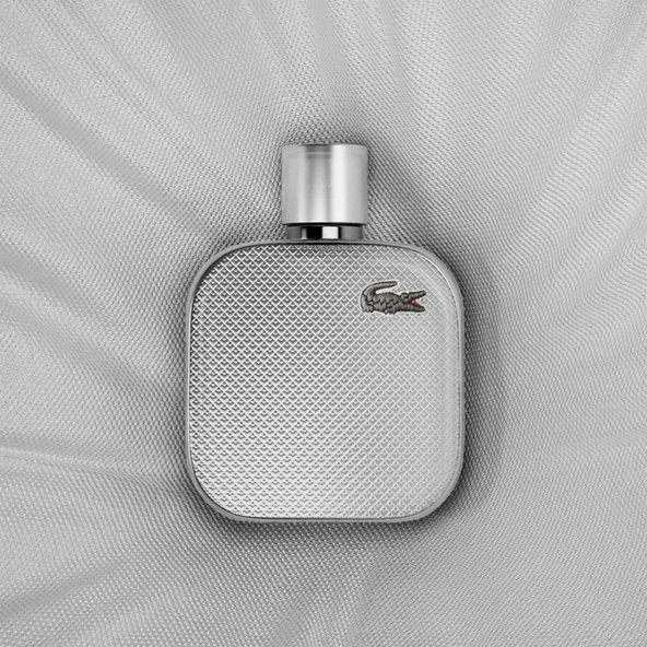 Lacoste L.12.12 Silver Grey EDP 100 ml Erkek Parfümü - Resim 3