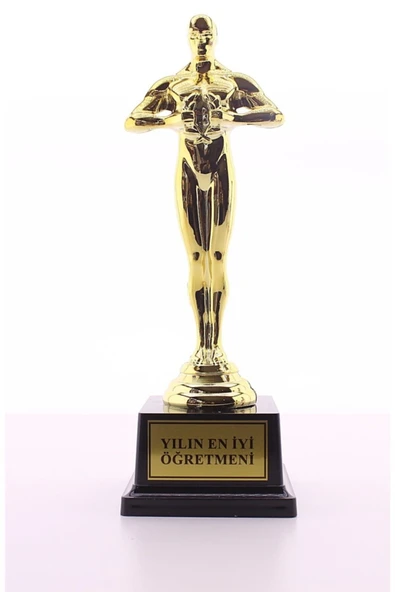Öğretmenlerimizin En Önemli Gününe Anlam Katan Yılın En İyi Öğretmeni Oscarı Ödülü Hediye Büyük Boy ürün görseli 1