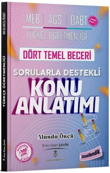 MEB AGS ÖABT Türkçe Dört Temel Beceri Konu Anlatımı Türkçe ÖABTDEYİZ ürün görseli