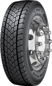 Goodyear 235/75 R17,5 132/130M Kmax D 3PSF ASFALT ÇEKER Kamyon 2025 - Resim 2