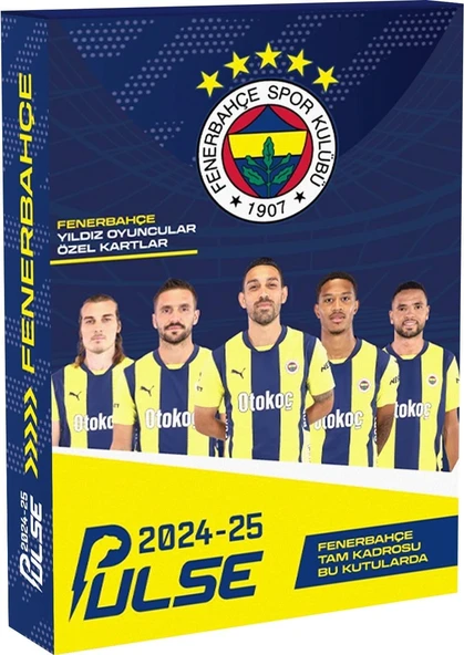 Lisanslı Fenerbahçe Pulse Futbolcu Kartları 2024-25 - 12 Kart ürün görseli
