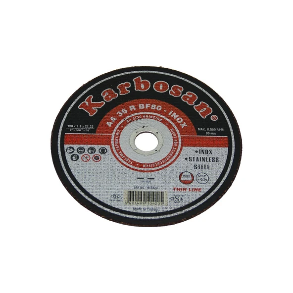 İNOX METAL KESİCİ DİSK 180MMX1.9X22 (5284) ürün görseli