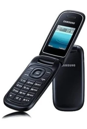 SAMSUNG E1270 SİYAH KAPAKLI TUŞLU CEP TELEFONU