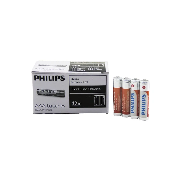 PHILIPS  İNCE - AAA - 1.5V  PİL  48PCS (5284) - Resim 2