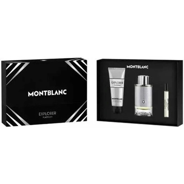 Montblanc Men's Explorer Platinum Gift Set ürün görseli 1