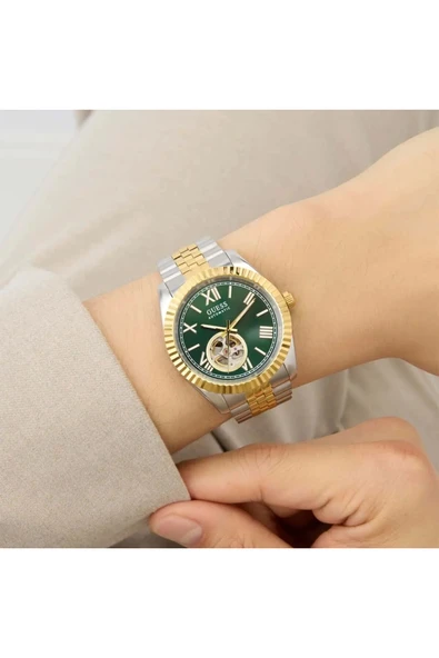 GUESS Gugw0984g4 Otomatik Erkek Kol Saati - Resim 6