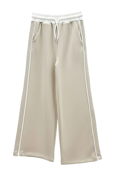 Kız Çocuk Eşofman Alt 7-14 Yaş Double Face Kumaş 12344 - Resim 4