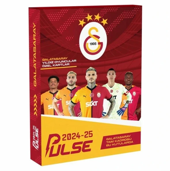 Lisanslı Galatasaray Pulse Futbolcu Kartları 2024-25 - 12 Kart ürün görseli