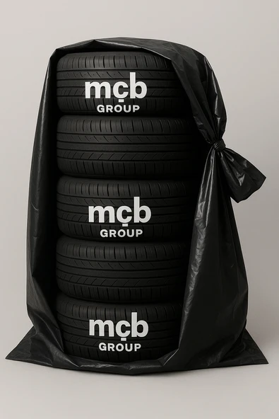 4 Rulo Endüstriyel ( 120X150 cm ) Hantal Boy Siyah Çöp Poşeti 4 Rulo Çöp Torbası - Resim 2