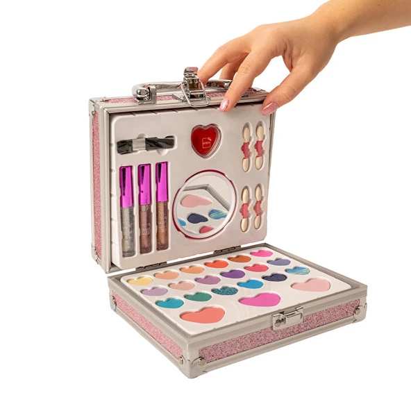Lukky Parıltılı Kilitli Kutu Makyaj Seti ürün görseli 1